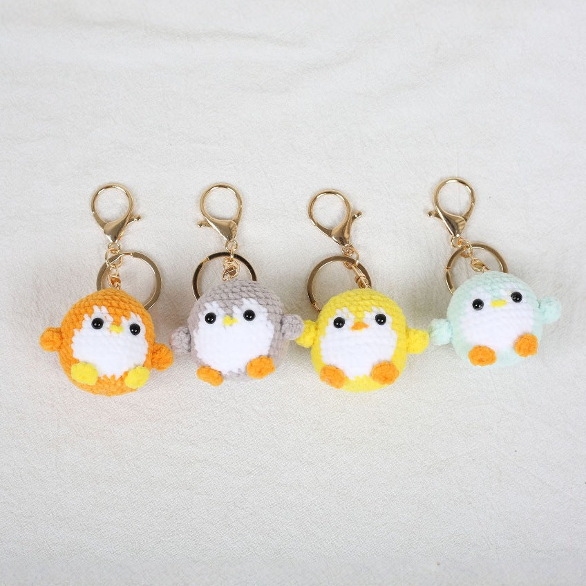 Crochet Penguin Keyring