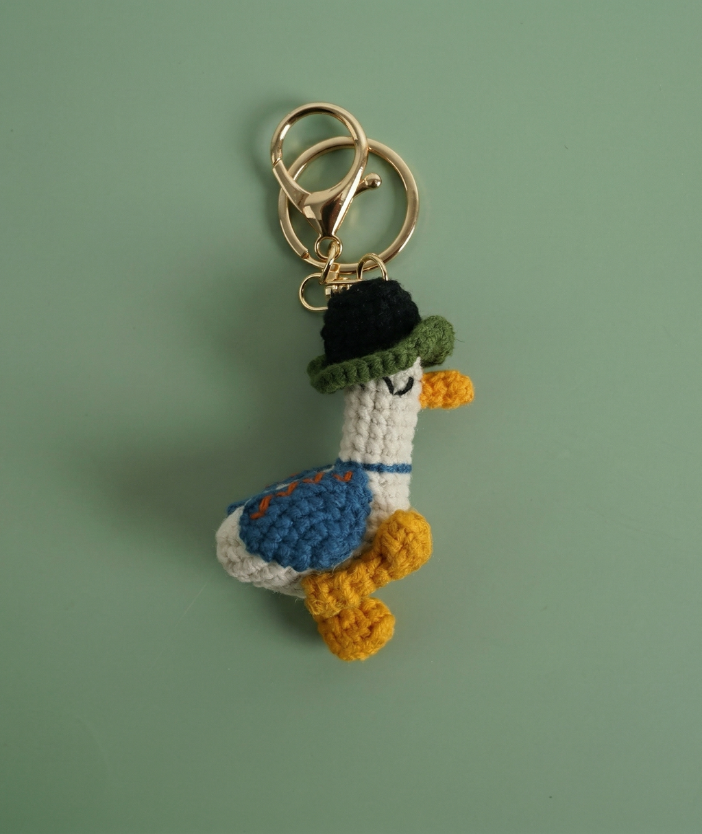 Crochet Duck Keyring