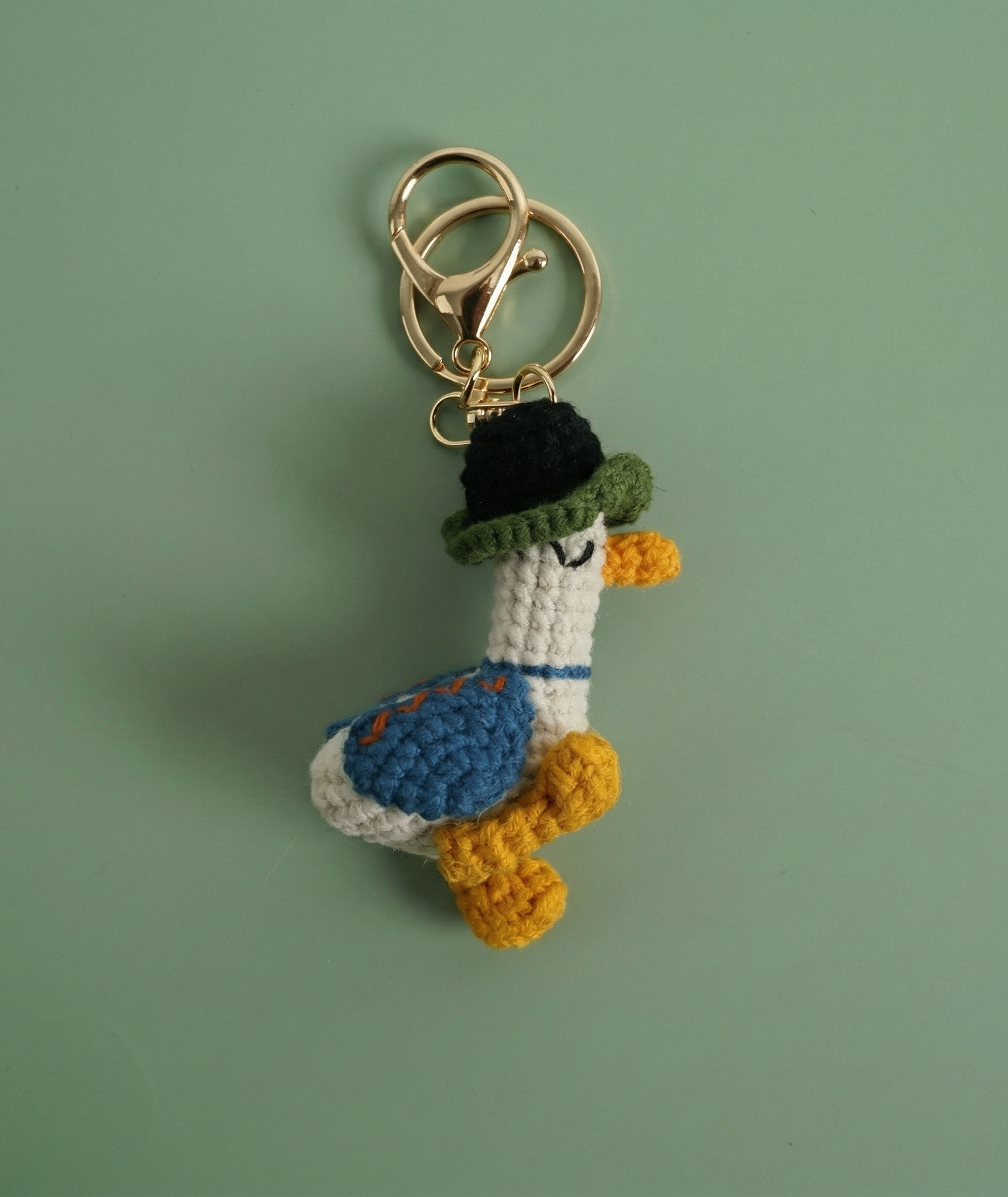Crochet Duck Keyring
