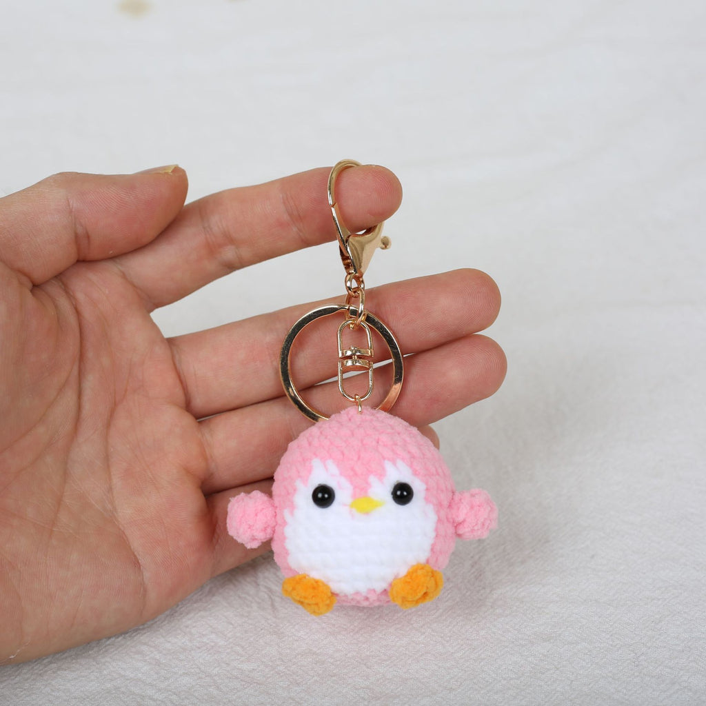 Crochet Penguin Keyring