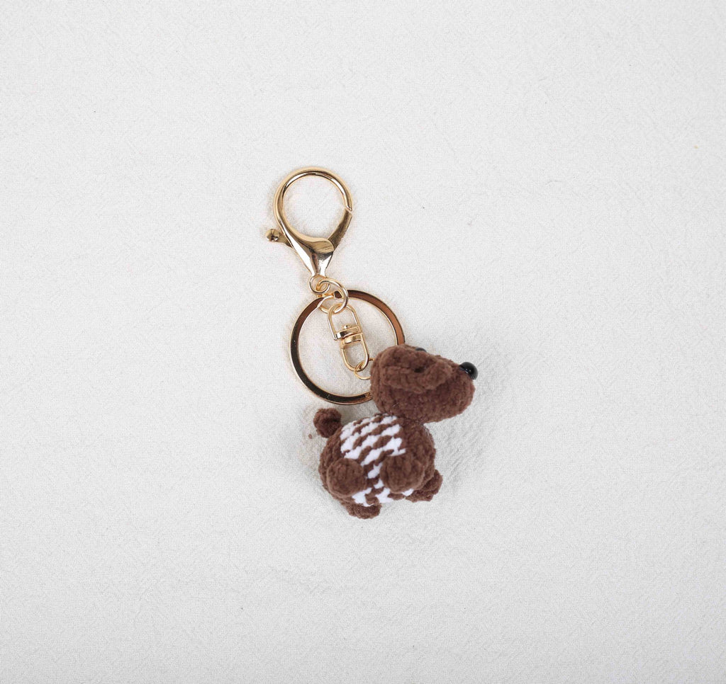 Crochet Puppy Keyring