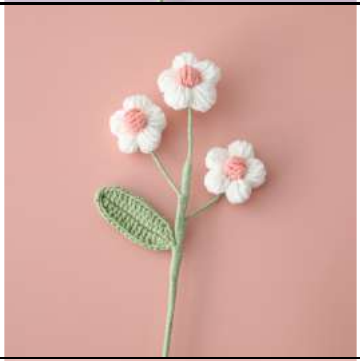 Crochet Hibiscus Stem