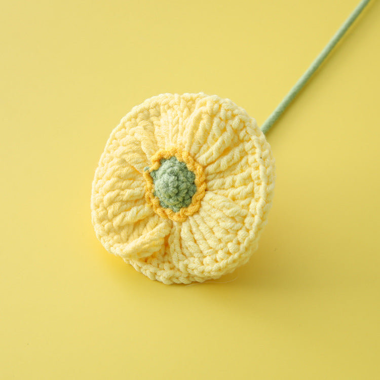 Crochet Small Poppy Stem