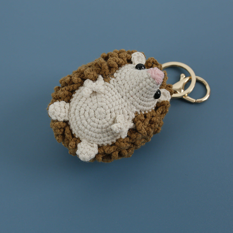Crochet Hedgehog Keyring