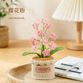 Crochet Forget-Me-Not Large Plant Pot