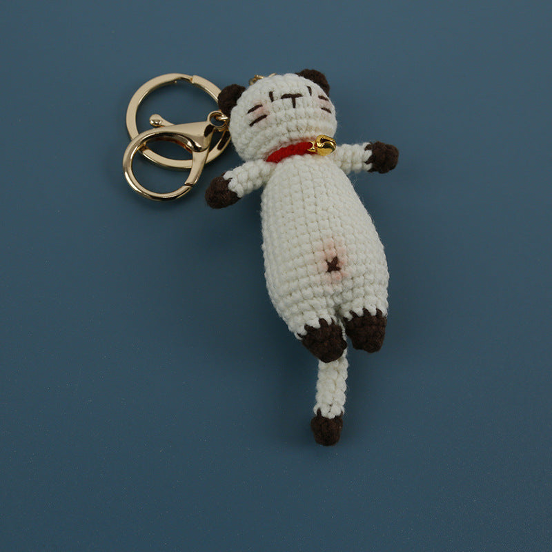 Crochet Cat Keyring