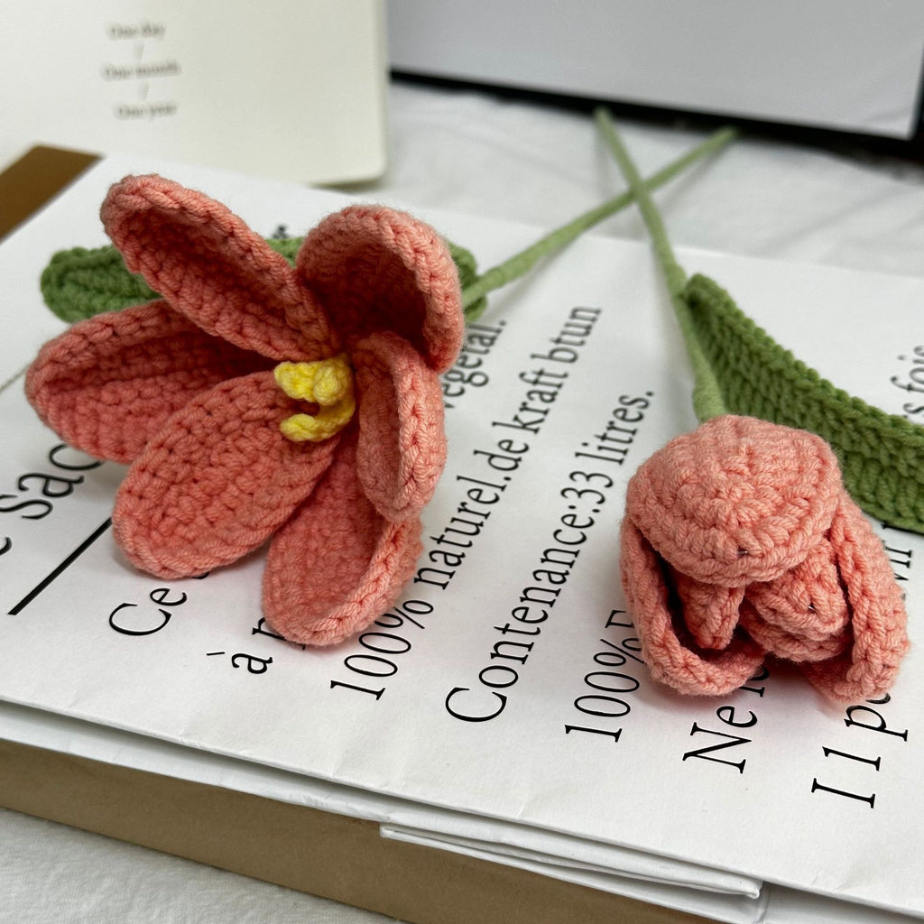 Crochet Tulip Stem