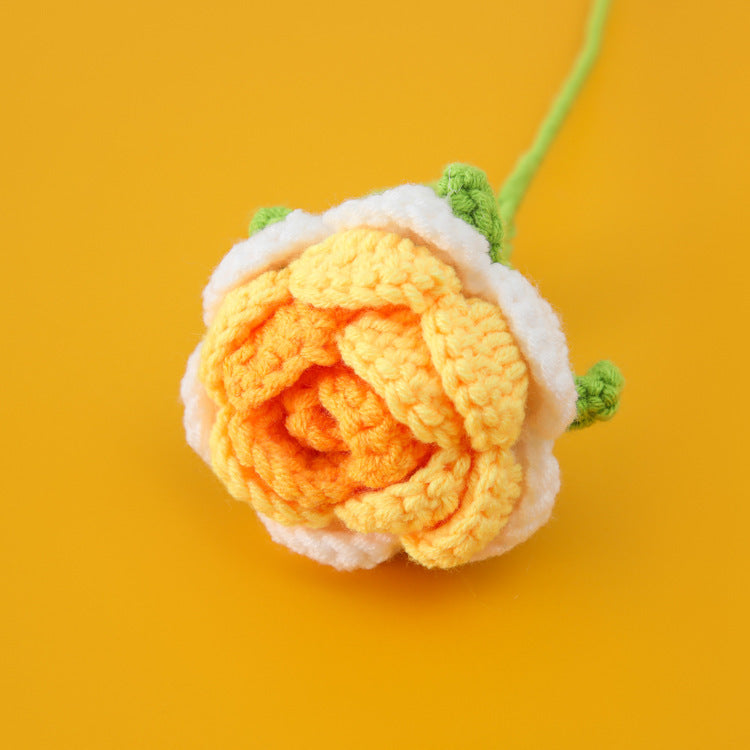 Crochet Rose Stem