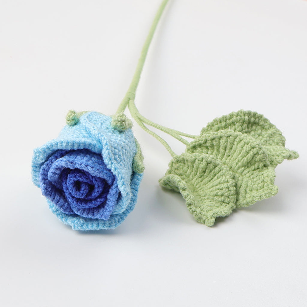 Crochet Wine Glass Rose