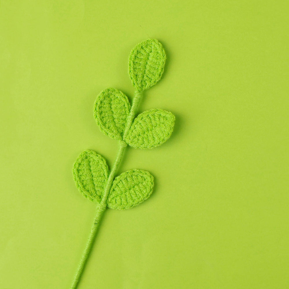 Crochet Leaf Stem