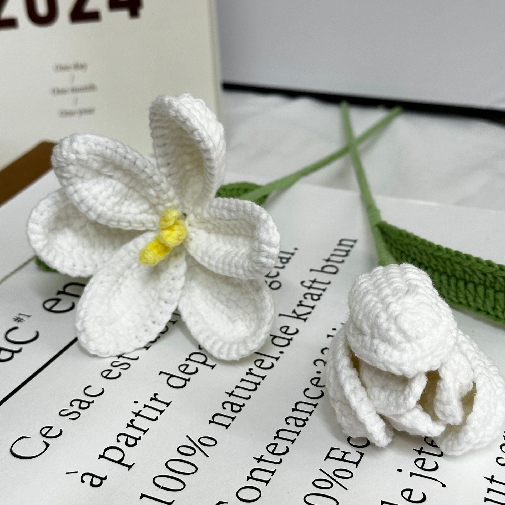 Crochet Tulip Stem