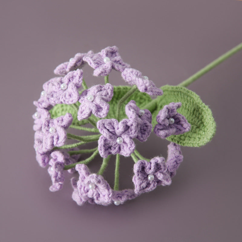 Crochet Hydrangea Stem