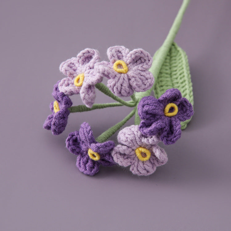 Crochet Forget-Me-Not Stem