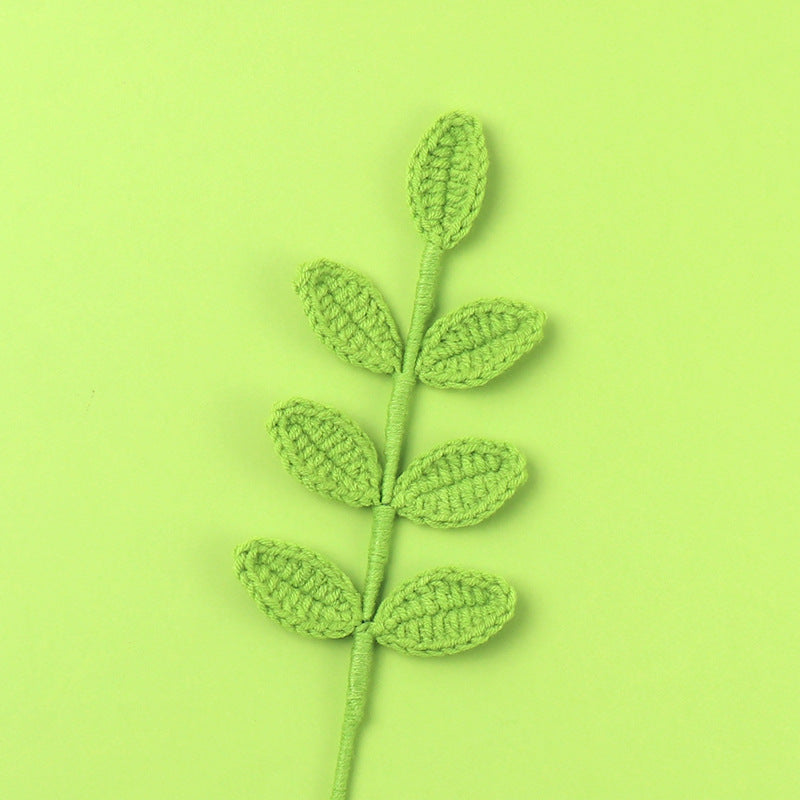 Crochet Leaf Stem