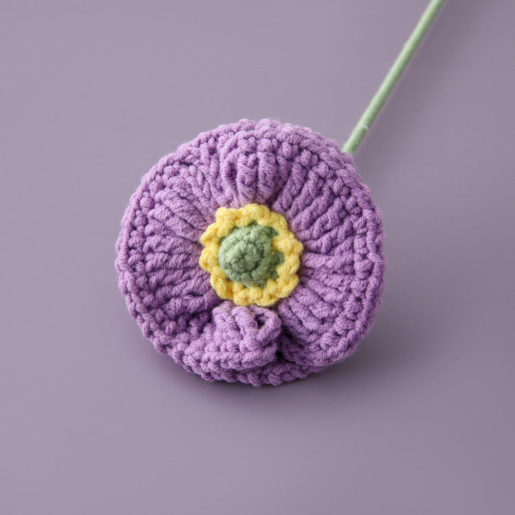 Crochet Small Poppy Stem