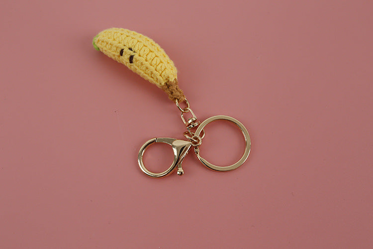 Crochet Banana Keyring
