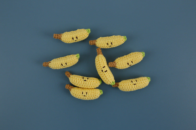Crochet Banana Keyring