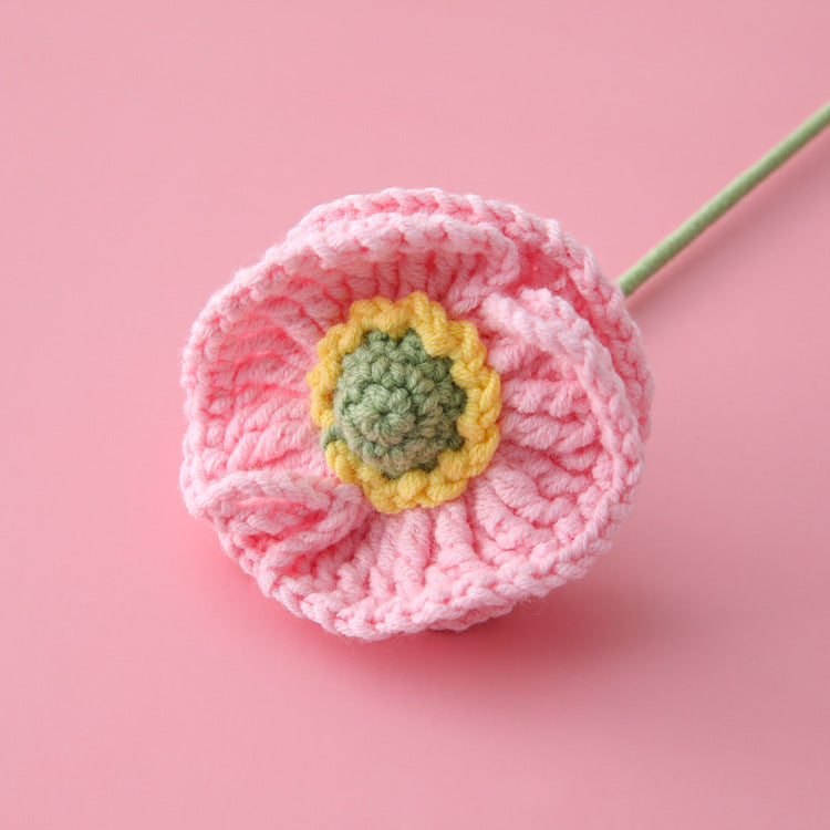 Crochet Small Poppy Stem