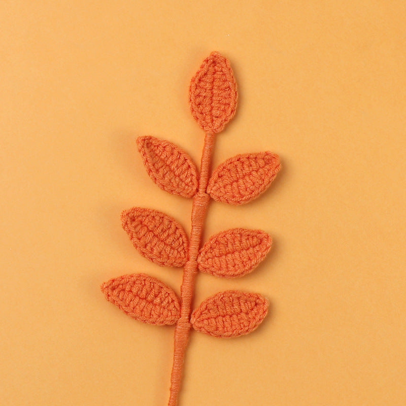 Crochet Leaf Stem