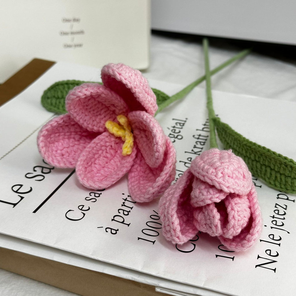 Crochet Tulip Stem