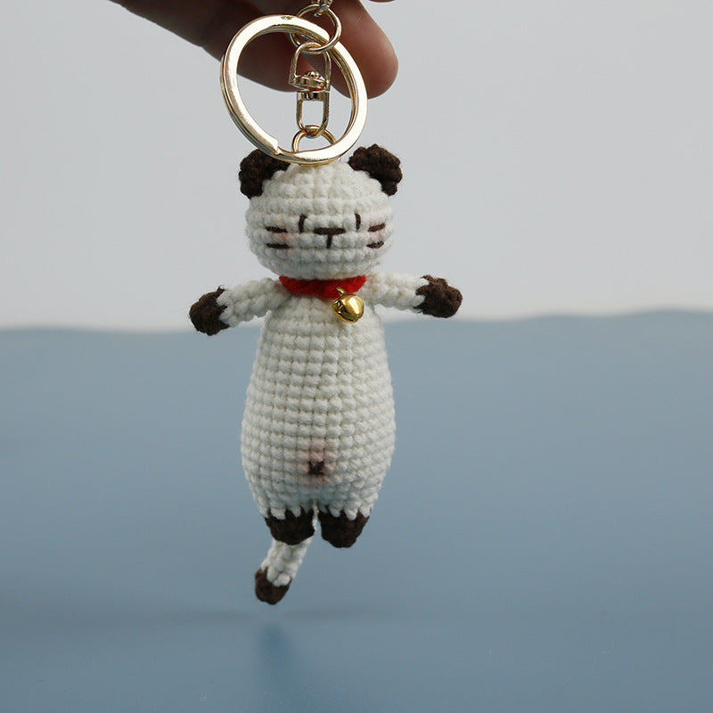 Crochet Cat Keyring