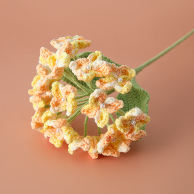 Crochet Hydrangea Stem