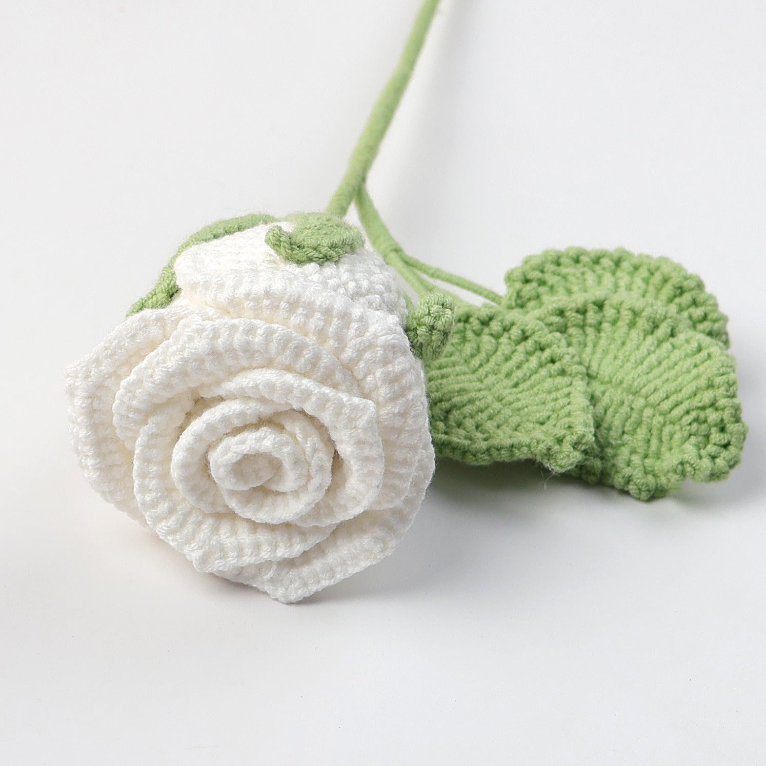 Crochet Wine Glass Rose