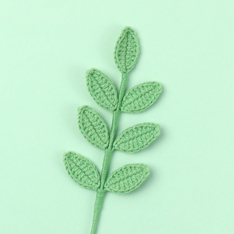Crochet Leaf Stem