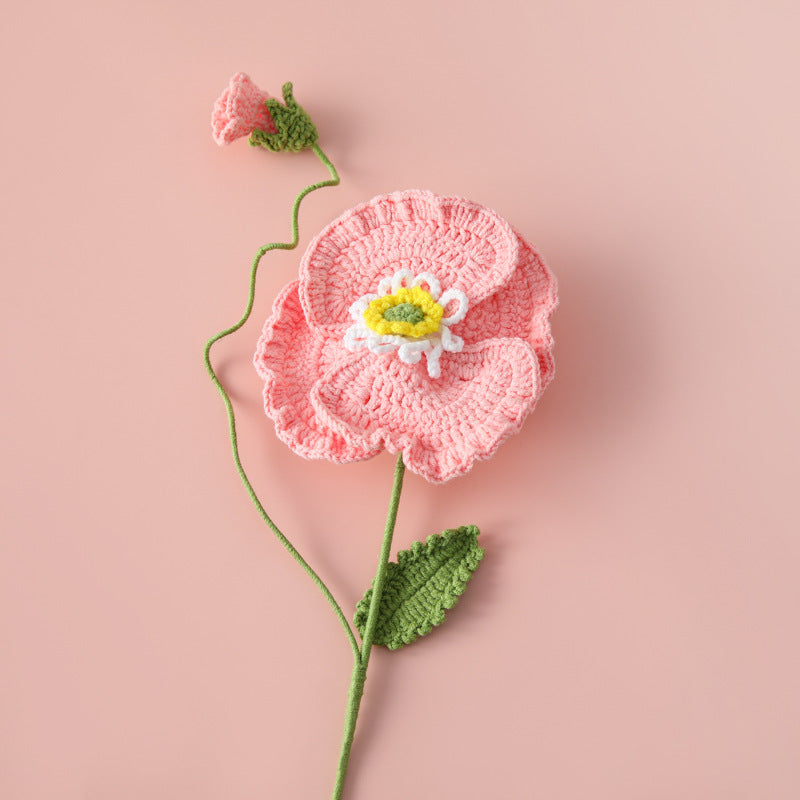 Crochet Large Poppy Stem