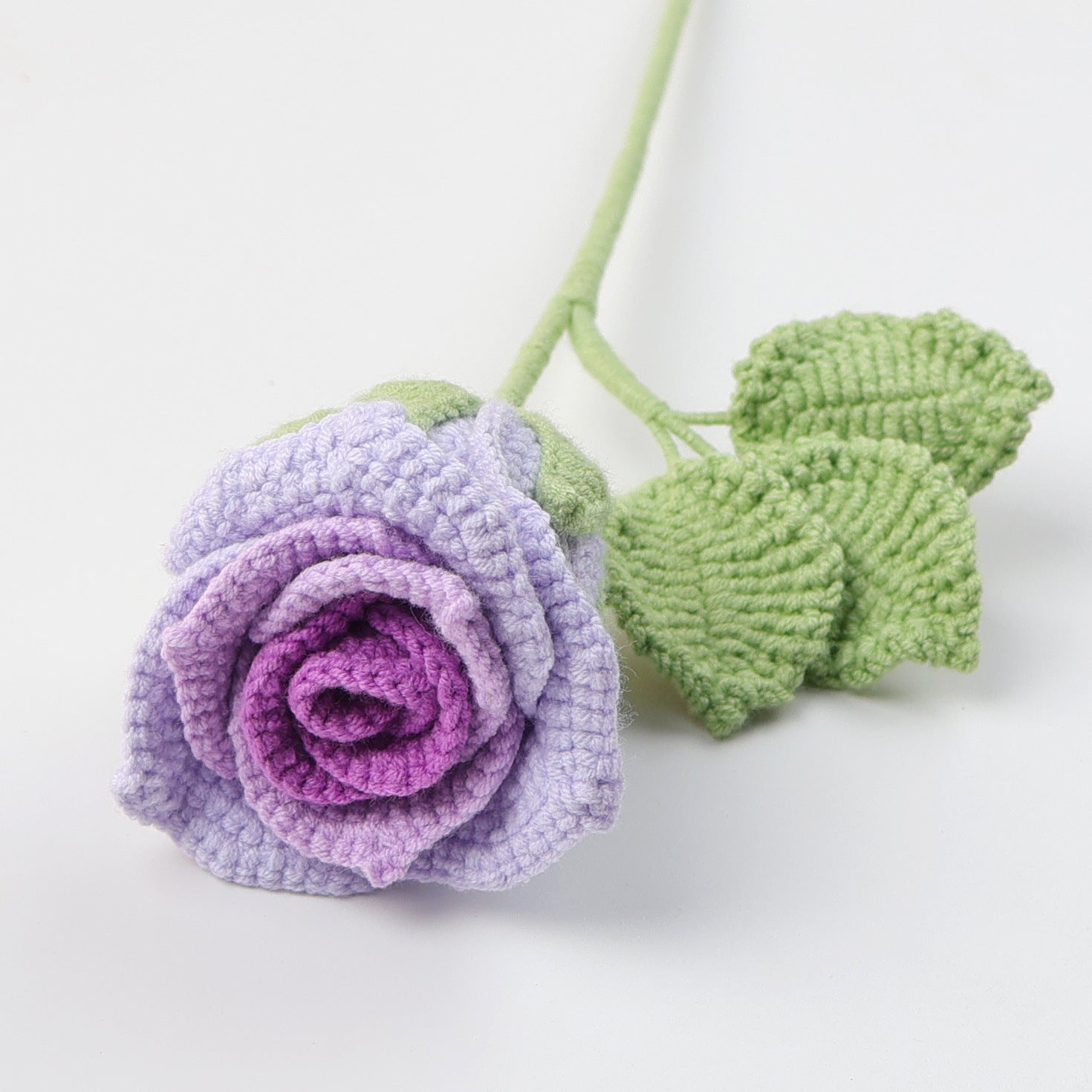 Crochet Wine Glass Rose