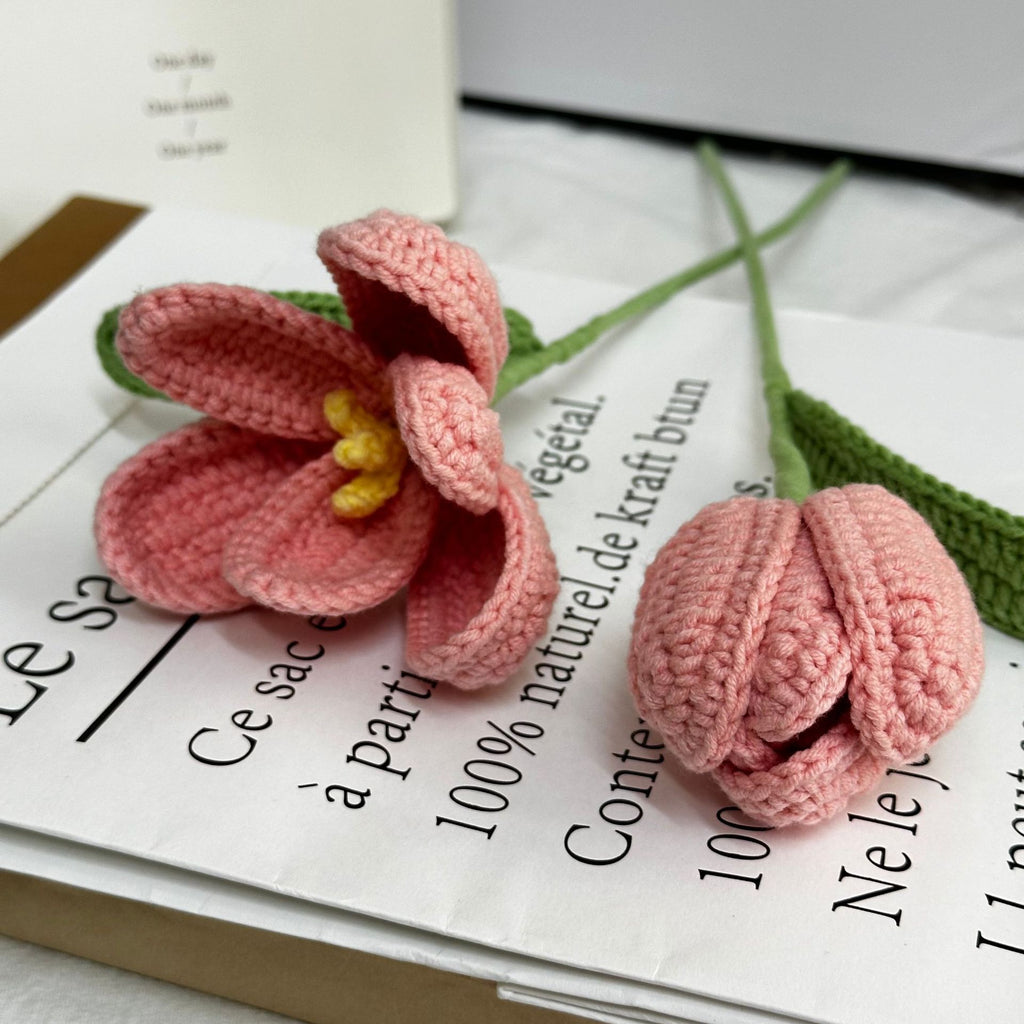 Crochet Tulip Stem