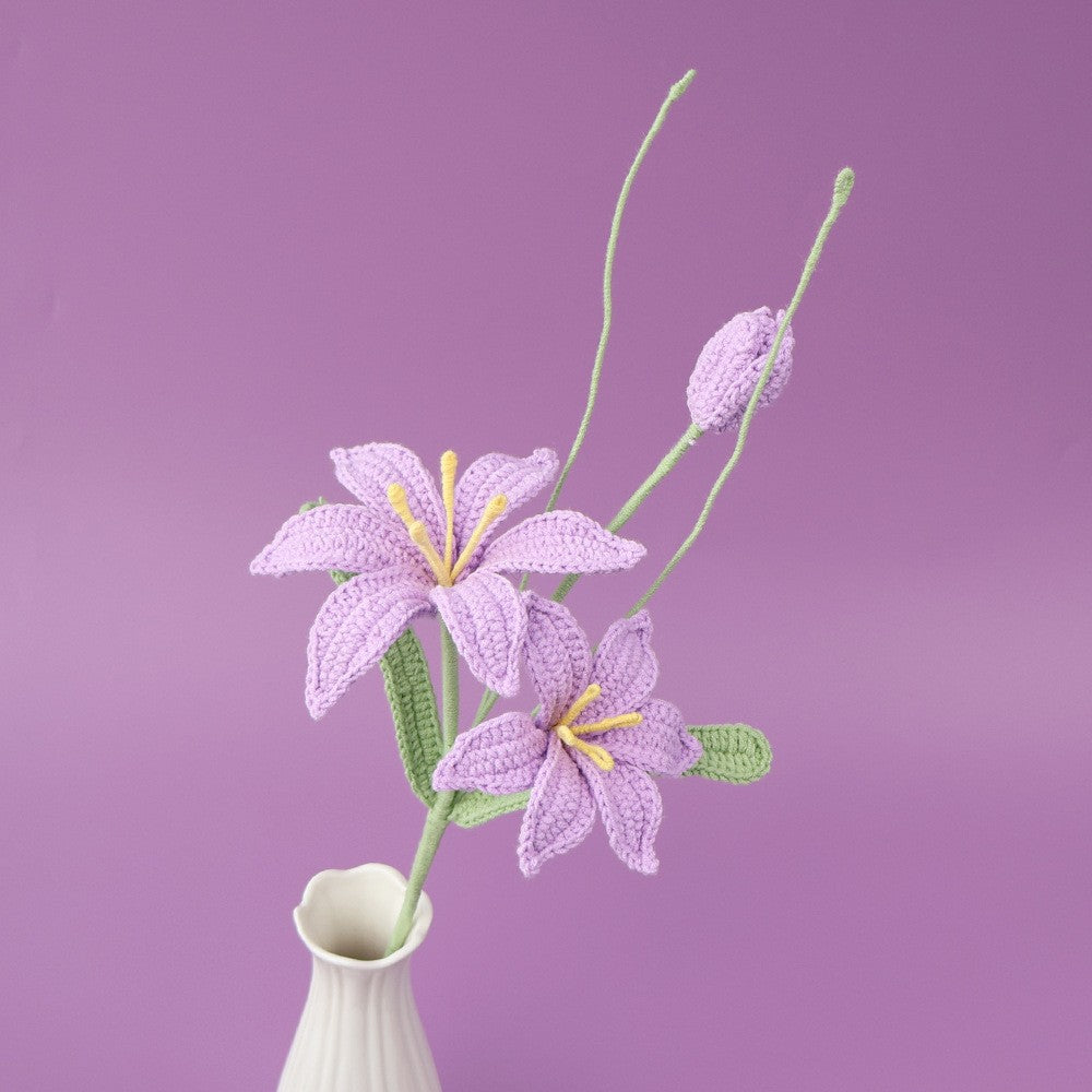 Crochet Rain Lily Stem