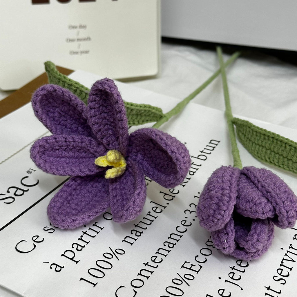 Crochet Tulip Stem