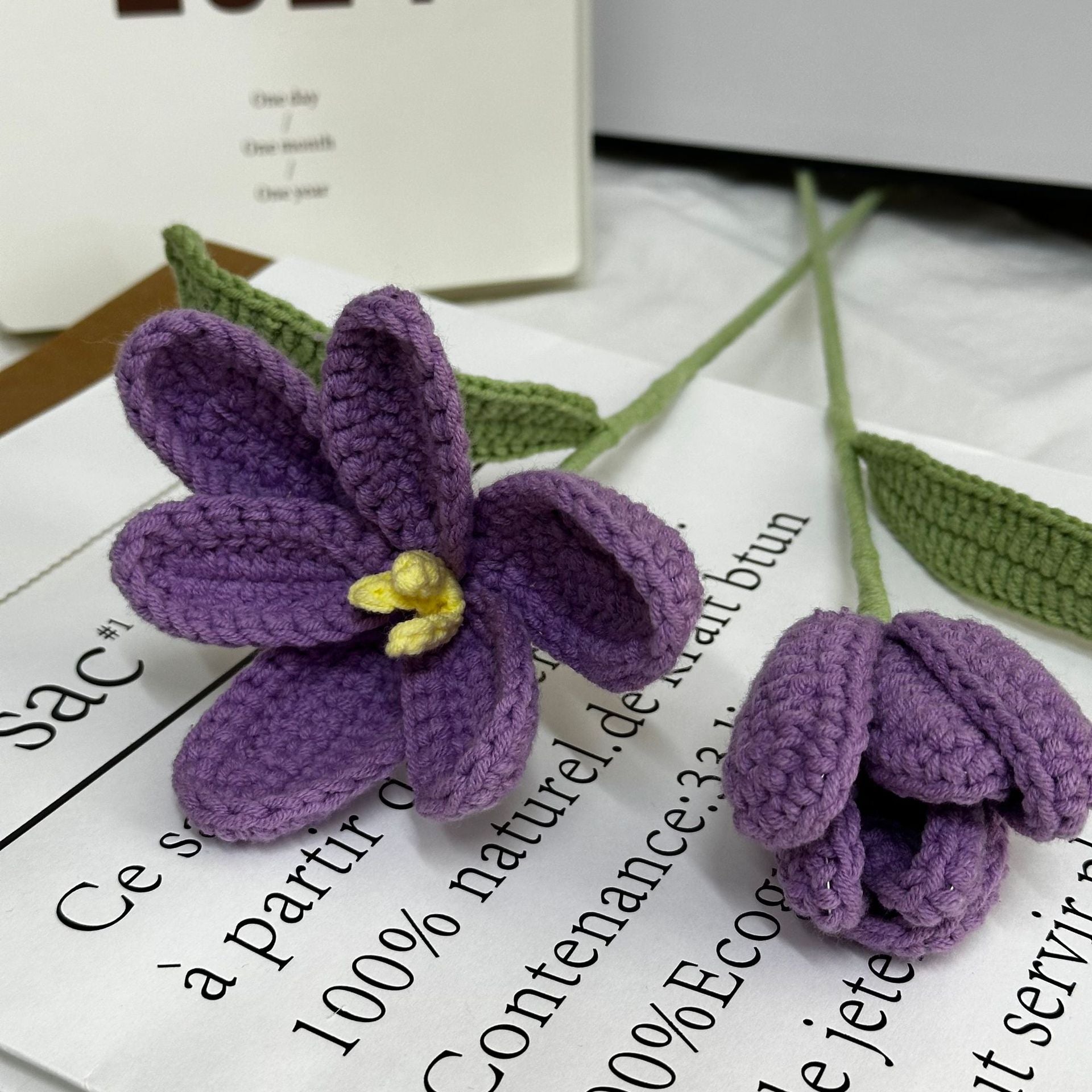 Crochet Tulip Stem