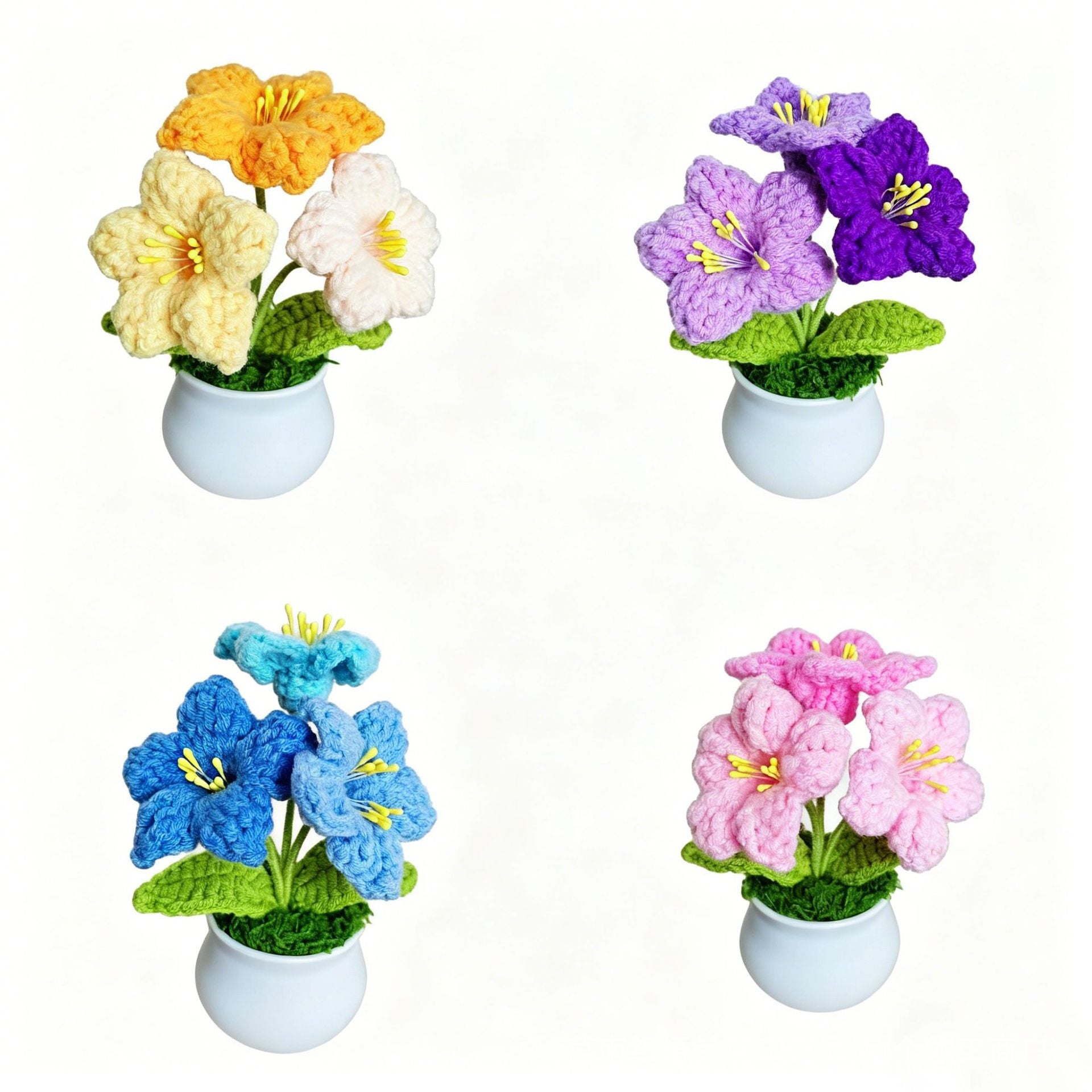 Crochet Denmark Bell Flower Pot