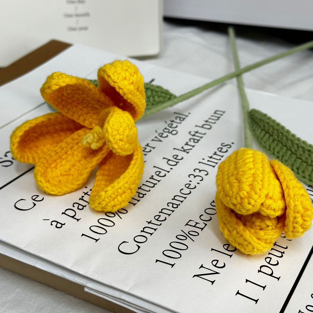 Crochet Tulip Stem