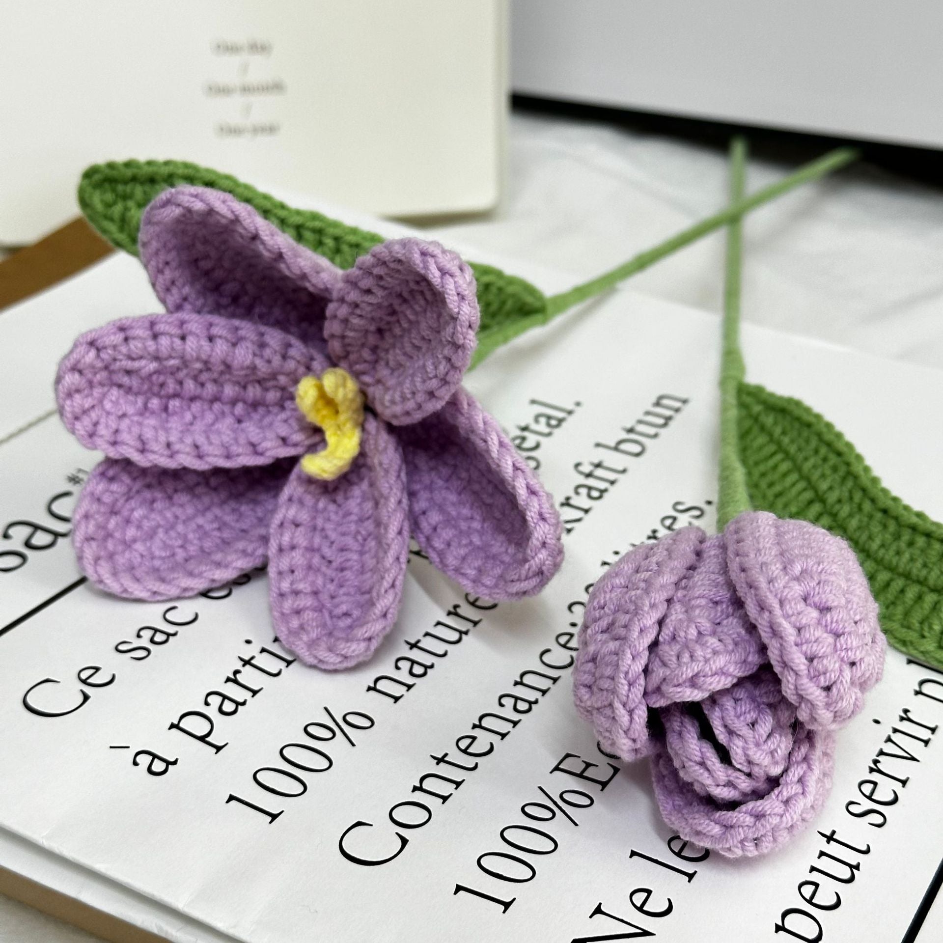 Crochet Tulip Stem