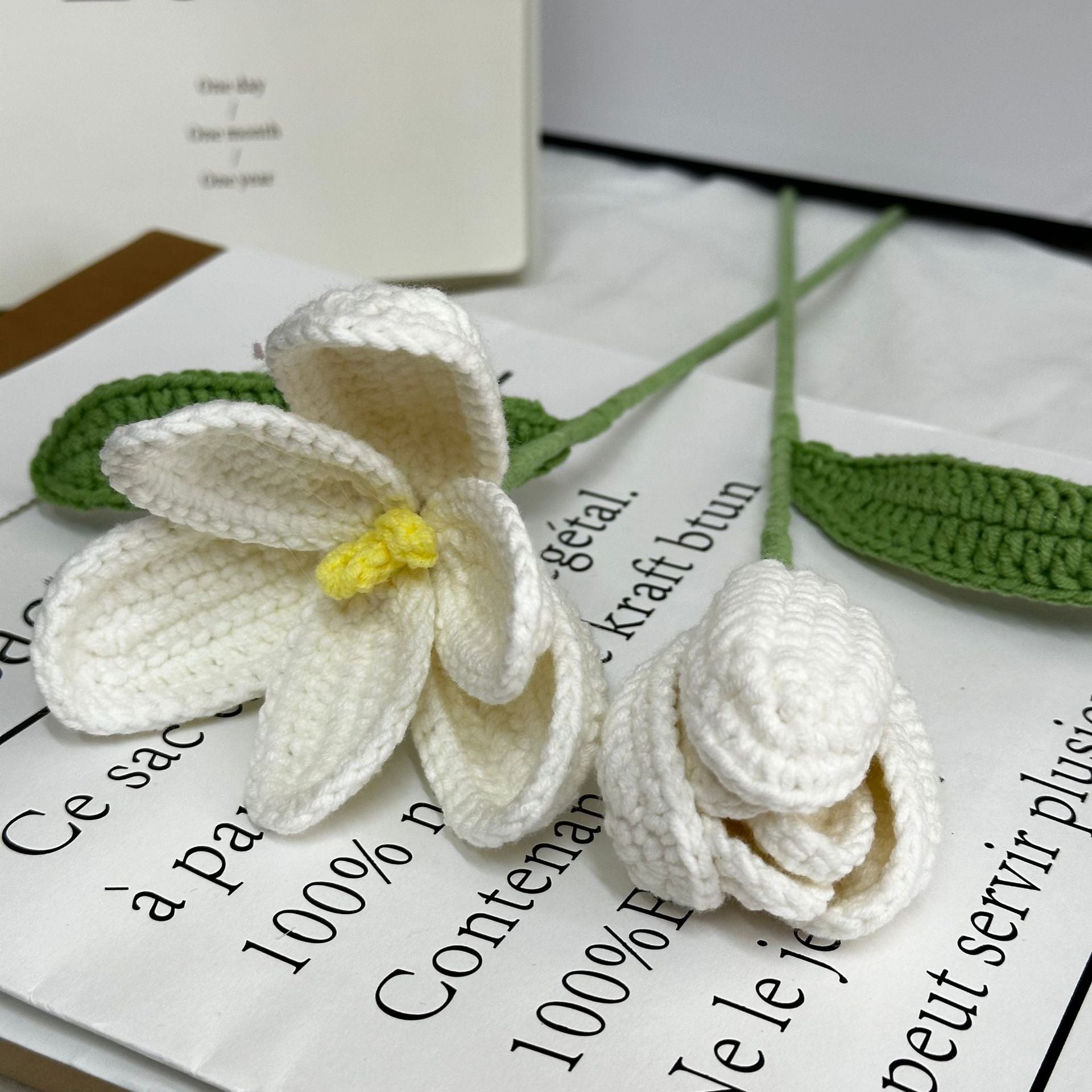 Crochet Tulip Stem