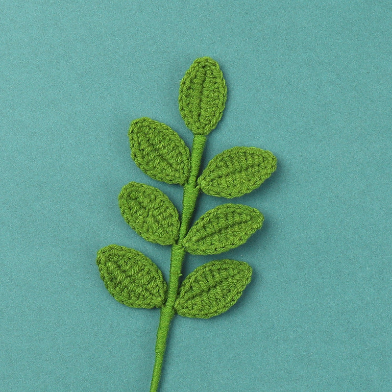 Crochet Leaf Stem