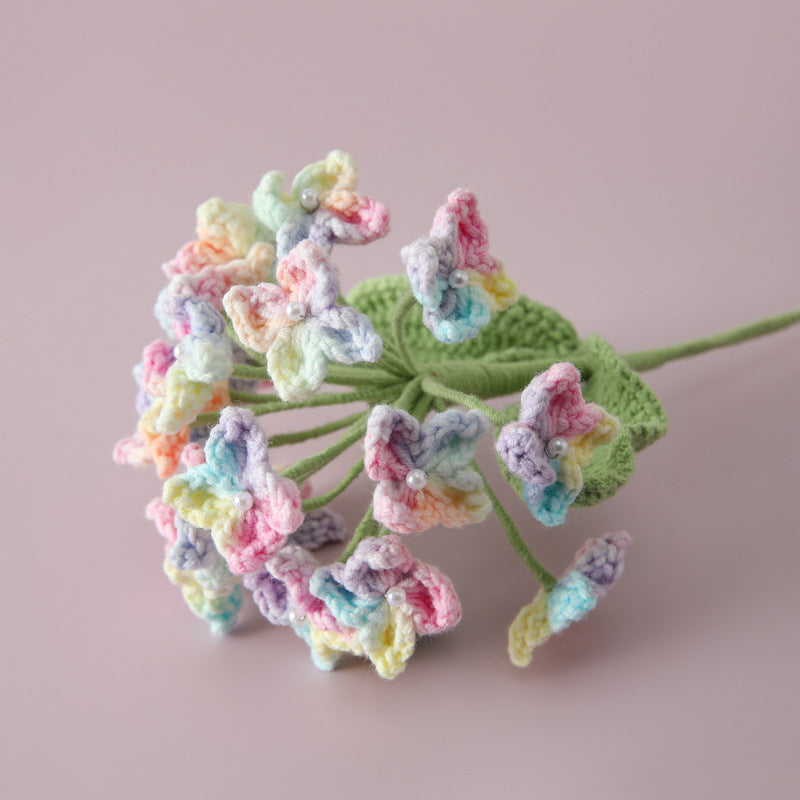Crochet Hydrangea Stem