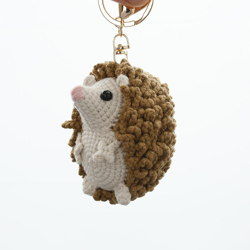 Crochet Hedgehog Keyring