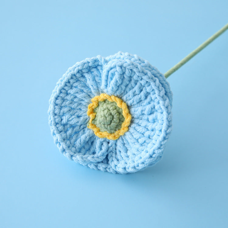 Crochet Small Poppy Stem