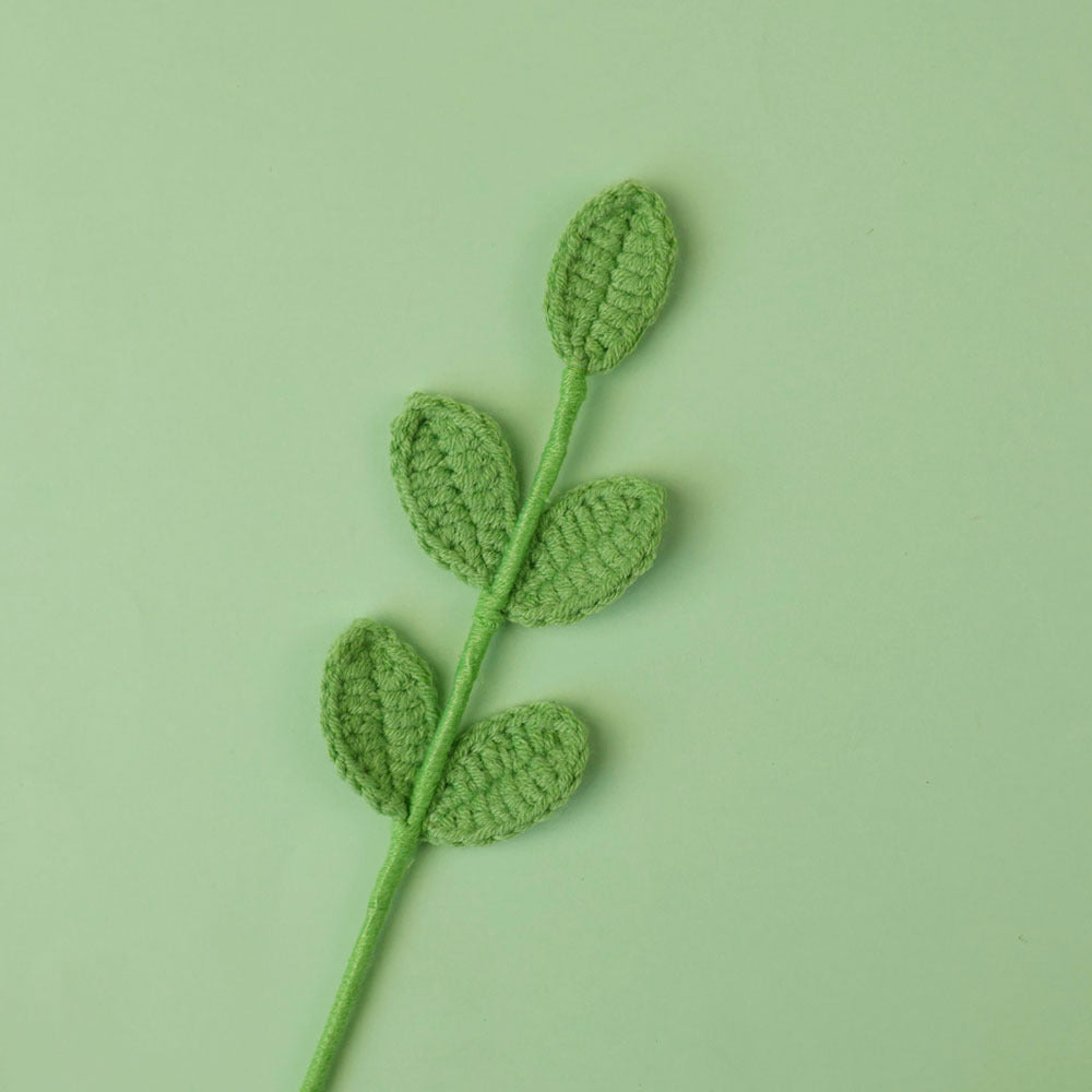Crochet Leaf Stem