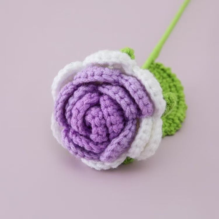 Crochet Rose Stem