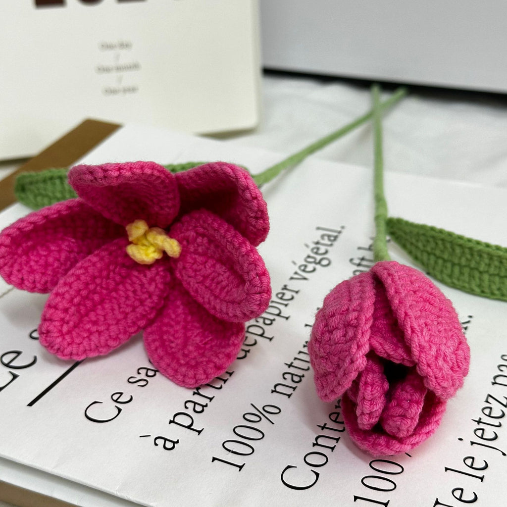 Crochet Tulip Stem