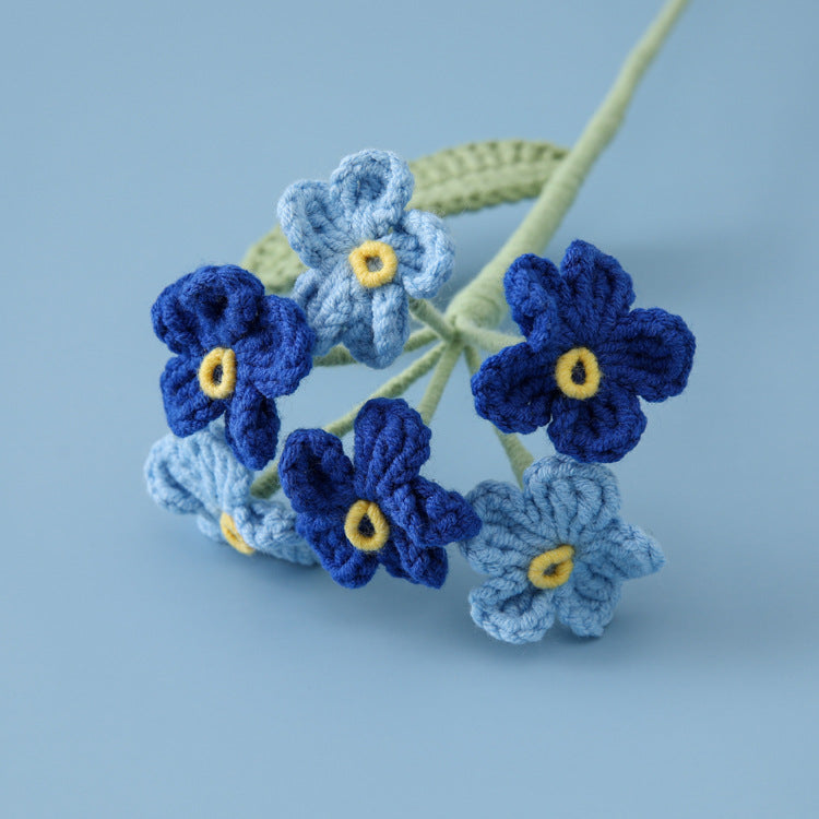 Crochet Forget-Me-Not Stem