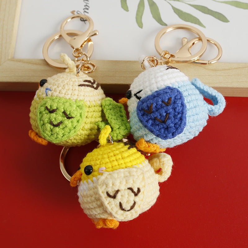 Crochet Bird Keyring