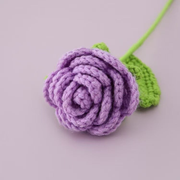 Crochet Rose Stem