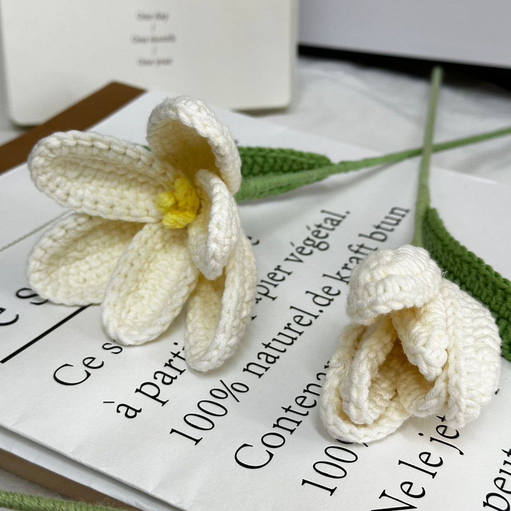 Crochet Tulip Stem
