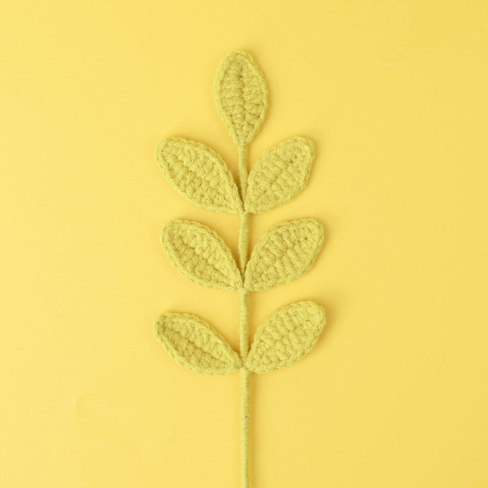 Crochet Leaf Stem